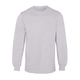 Bisiklet Yaka 2 İplik Sweatshirt Gri