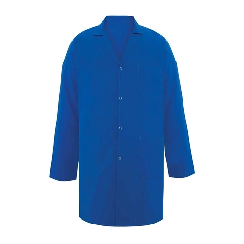 Unisex İş Önlüğü Çıtçıtlı Saks Mavi