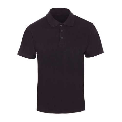 Open End Polo Pike Tişört Siyah